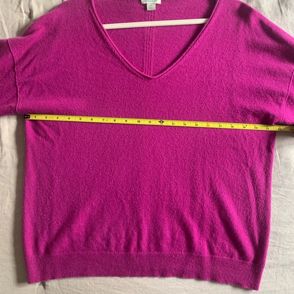 Sundance Amina 100% Cashmere Sweater in Orchid Women's Size Medium - Picture 6 of 7